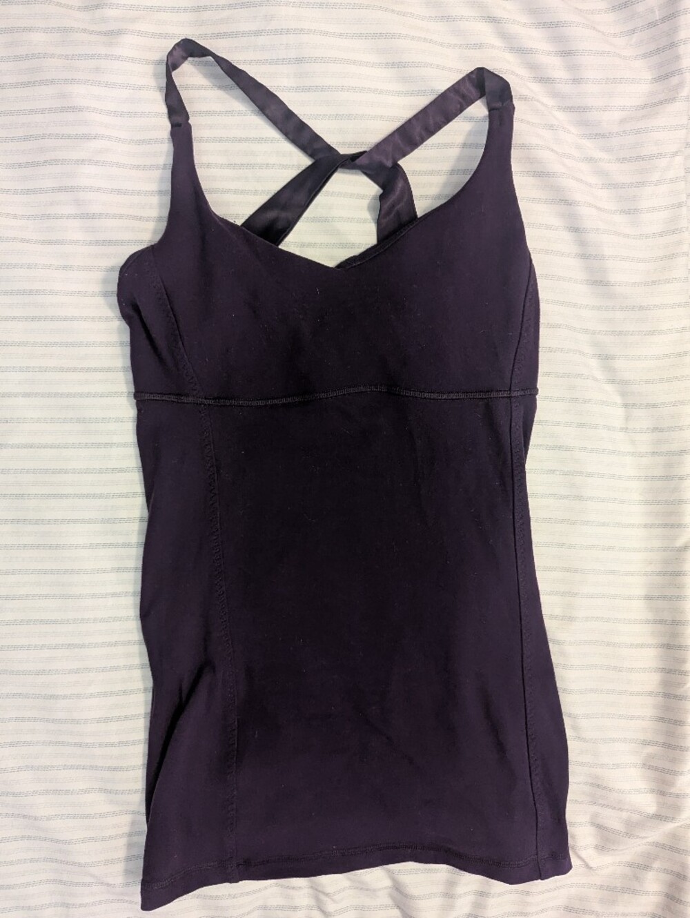 Lululemon Dark Purple Athletic Tank Top Size 6